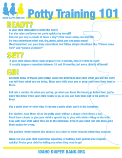 Potty Training 101 - Idaho Diaper Bank