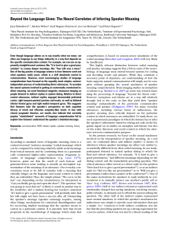 Beyond the Language Given: The Neural