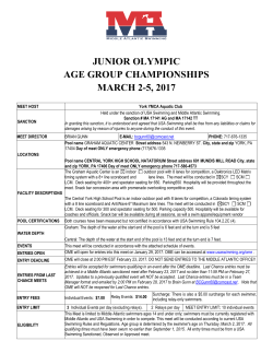 Middle Atlantic Junior Olympics
