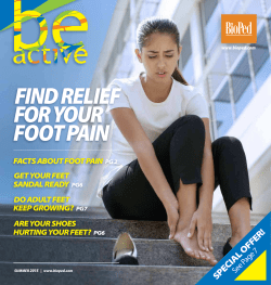 find relief for your foot pain
