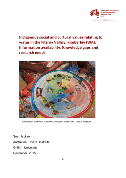 Indigenous social and cultural values relating to