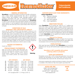 Liquid Label - Aqua-Aid