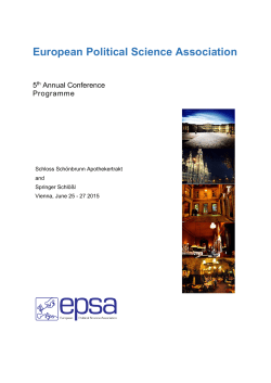 Final Programme Now Available Here