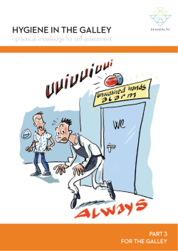 HYGIENE IN THE GALLEY