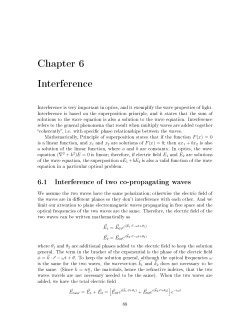 Chapter Interference