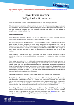 Key Stage 2 pack - Tower Bridge Exhibition