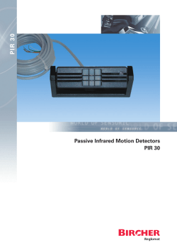 PIR 30 brochure - Bircher Reglomat