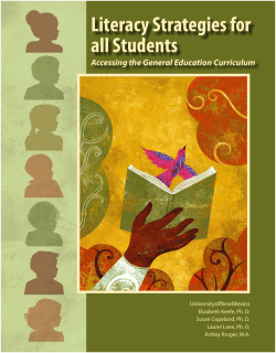 Literacy Strategies for all Students