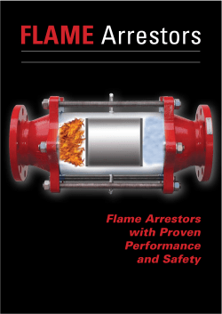 Flame Arrestors with Proven Performance and Safety