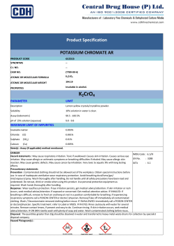 K2CrO4 - CDH Fine Chemicals