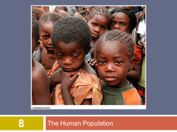Ch 8 Human Population and Change
