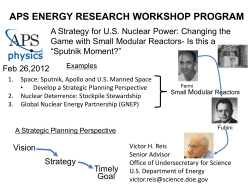 Changing the Game with Small Modular Reactors