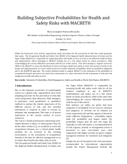 Building Subjective Probabilities for Health and