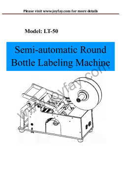 Manual Instruction of LT-50