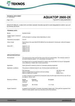 aquatop 2600-2x - Spray Finishes