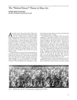 "Holmul Dancer" Theme in Maya Art