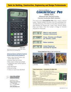 concretecalc™ pro