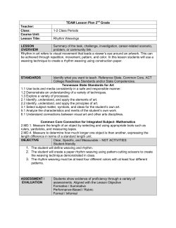 TEAM Lesson Plan 2nd Grade Teacher: Class