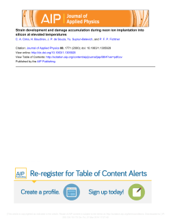 Strain development and damage accumulation during