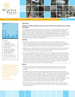 Mobile phones running SootSwap will enable families