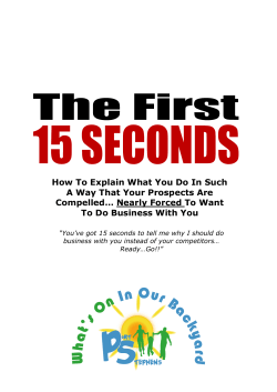 How To Explain What You Do In Such A Way That Your Prospects