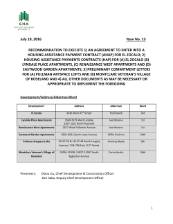 July 19, 2016 Item No. 13 RECOMMENDATION TO EXECUTE 1) AN