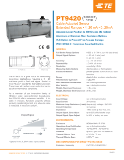 Data Sheet - TE Connectivity
