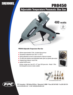 Surebonder PRO450 Industrial Glue Gun – Hotmelt.com