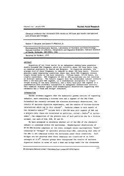 Digestion of rat liver nuclei by an endogenous endonuclease