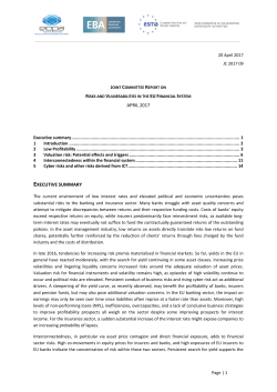 JC 2017 09 - ESAs Joint Committee