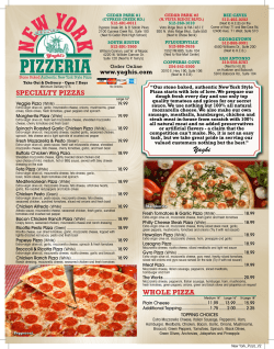 specialty pizzas whole pizza