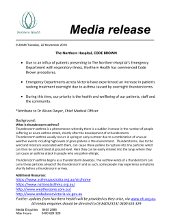 9.30 am Tuesday 22 November 2016 Code Brown