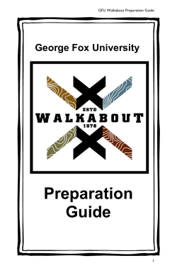 Preparation Guide - George Fox University