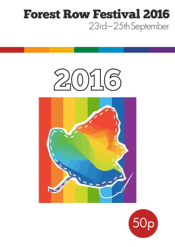 Forest Row Festival 2016