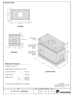 Manhole, 3` 10" x 5` 4"