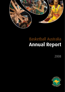 Annual Report - Basketball Australia