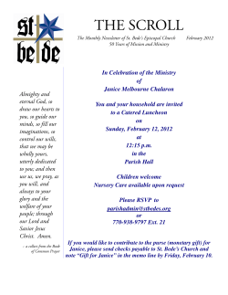 Feb - St. Bede`s Episcopal Church
