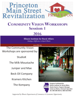 Session 1 2016 - City of Princeton, IL