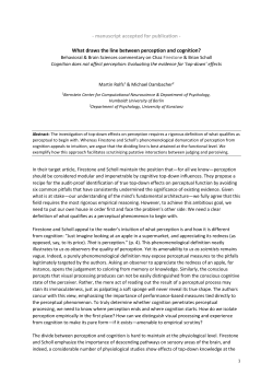 manuscript accepted for publication - What draws the line