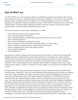 USA PATRIOT Act