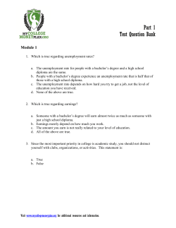 Part 1 Test Question Bank - Wichita State University