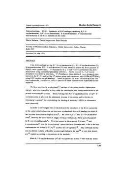 Polynucleotides. XXXI 1. Synthesis of AUG analogs containing 8, 2