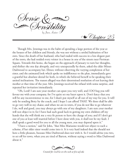 Sense Sensibility