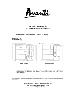 instruction manual manual de instrucciones