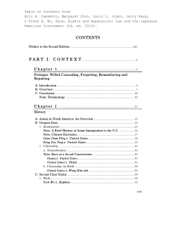 contents - Jerry Kang