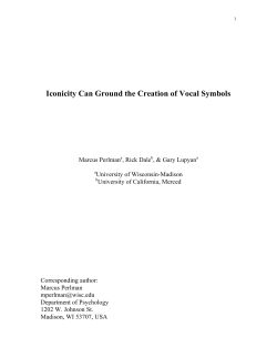 Iconicity Can Ground the Creation of Vocal Symbols