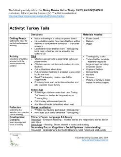 Activity: Turkey Tails - Early Learning Success
