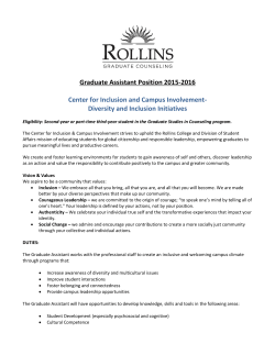 The Holt School and TJ`s Graduate Assistant Position