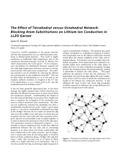The Effect of Tetrahedral versus Octahedral Network