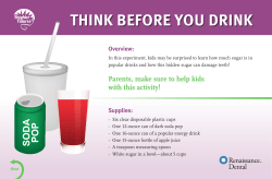 Think Before You Drink